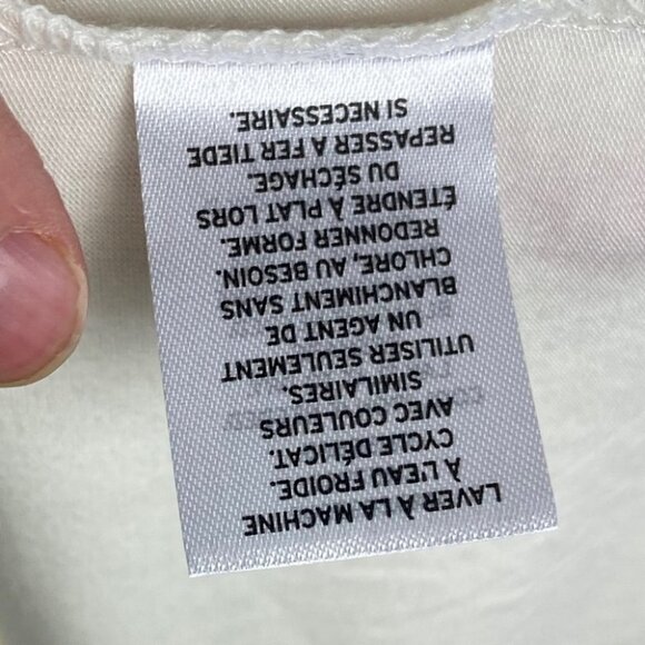 NEW Halogen Long Sleeve Modal Tee Ivory Nordstrom Size Large Brand New Minimal L - Picture 7 of 9